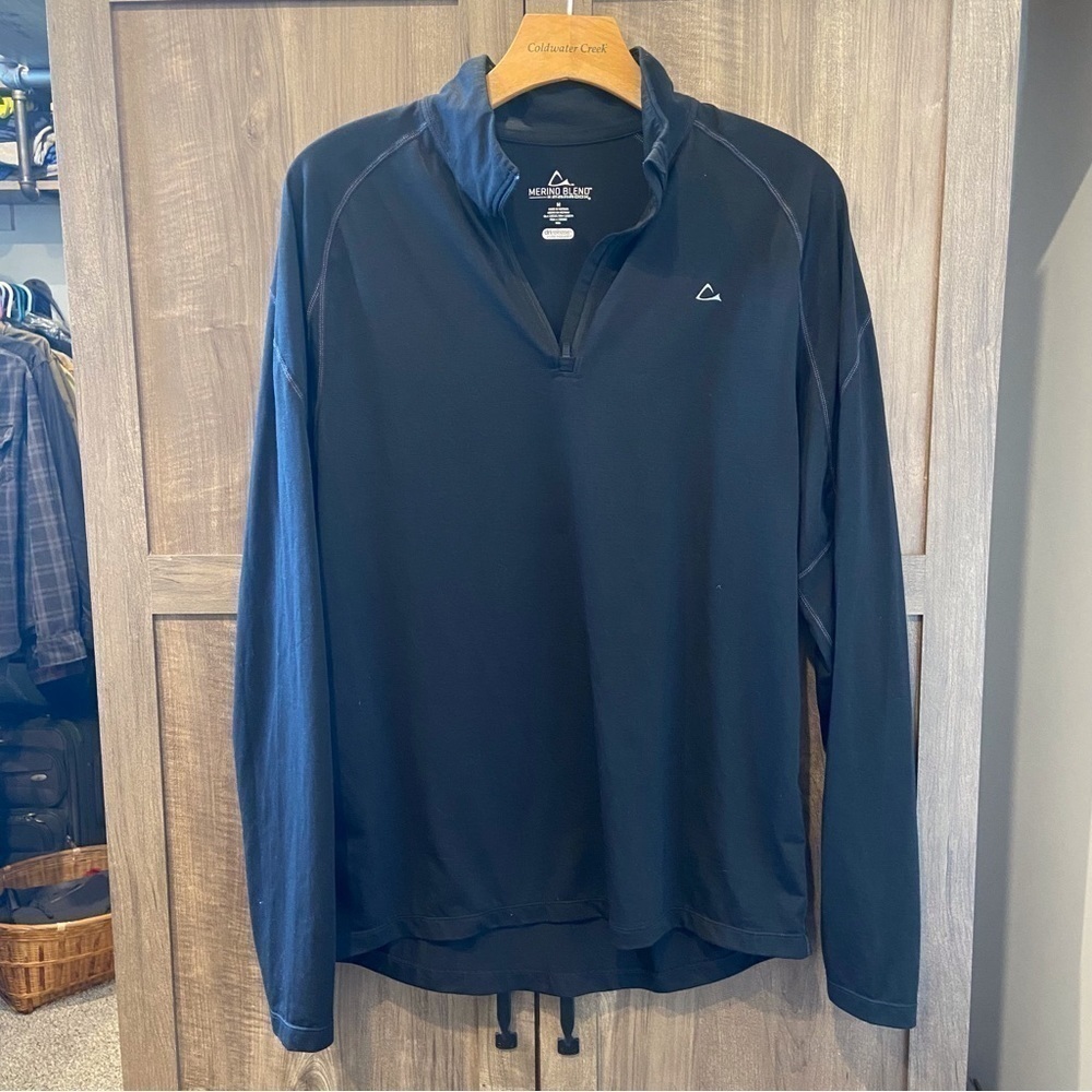 Paradox Merino‎ Blend Pullover mock neck quarter zip medium